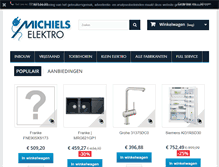 Tablet Screenshot of elektro-michiels.be
